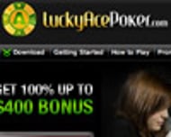 LuckyAce Poker logo